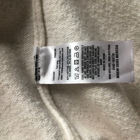 ⛔️SOLD Ted Baker London Mereda Cable Knit Peplum - Picture 5 of 5